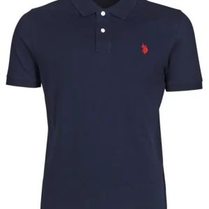 U.S. Polo Assn. Maglietta Polo King in Cotone Blu Navy