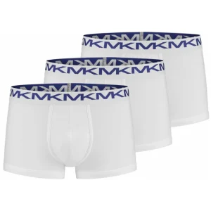 Michael Kors Tripack 3 Pezzi Set Kit Intimo Mutande Bianco Uomo