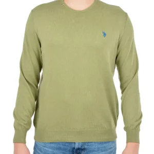 U.s. Polo Assn. Pullover Girocollo 61391 Verde Uomo
