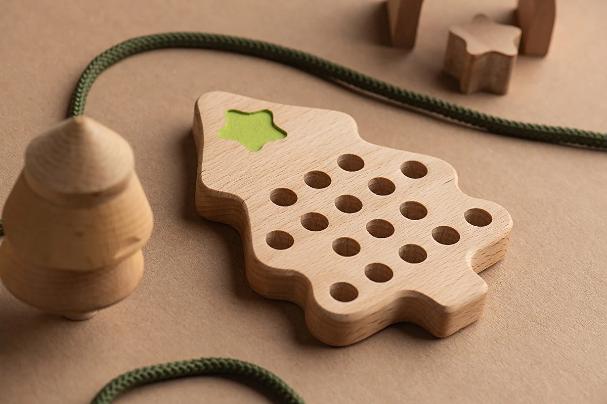 Lacing Christmas Tree - Albero di Natale con laccetti - immagine 3