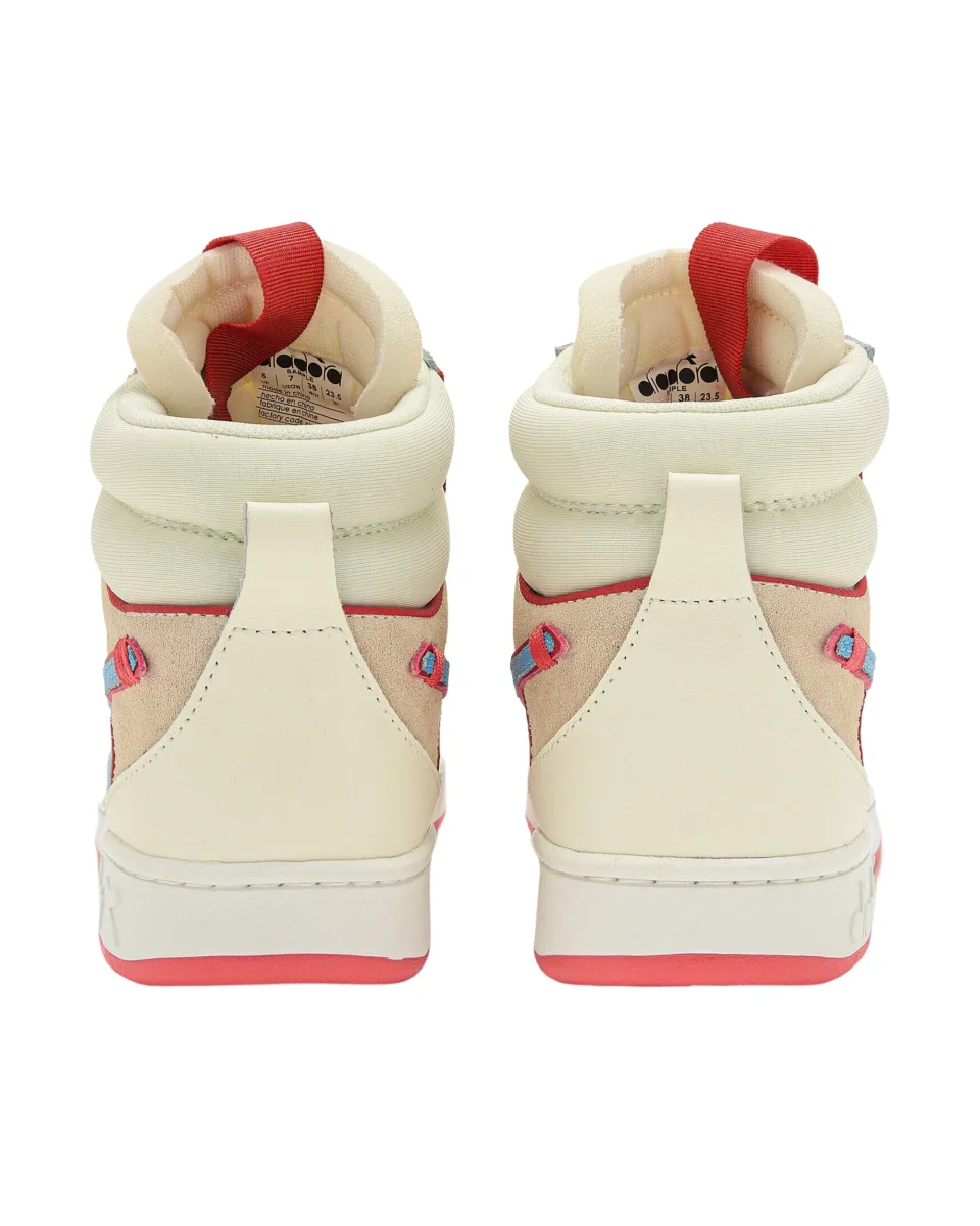 Diadora Magic Basket Mid Label WN Suede Bianco - immagine 5