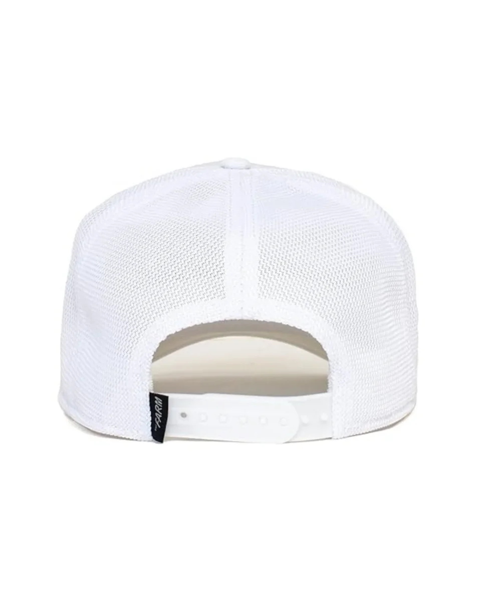 Goorin Bros. Trucker Cap 'Word' Cappellino Baseball in Poliestere Bianco Ottico Unisex - immagine 5