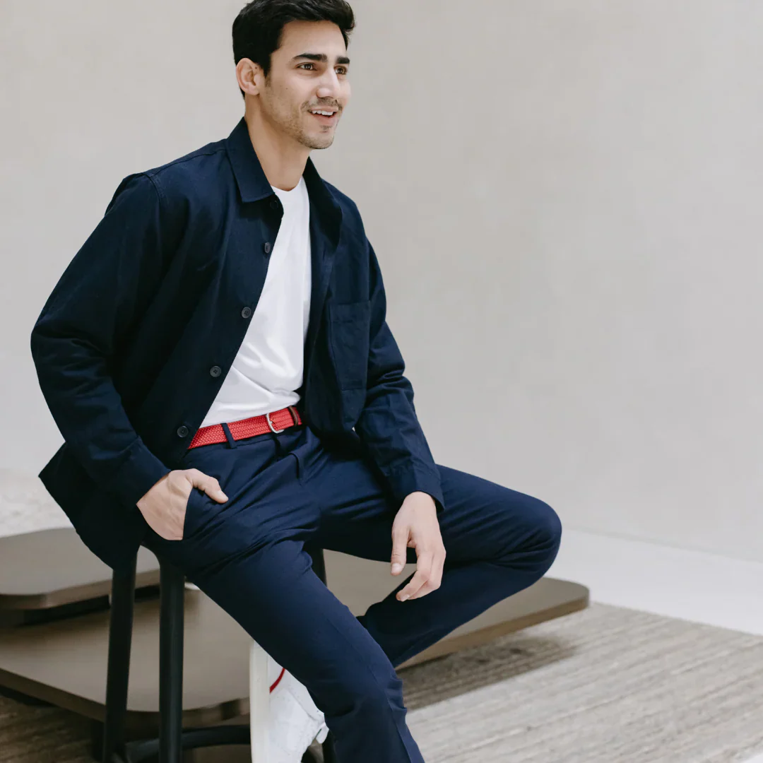 La Boucle cintura intrecciata con fibbia in metallo premium box regalo Losanna rosso - immagine 5