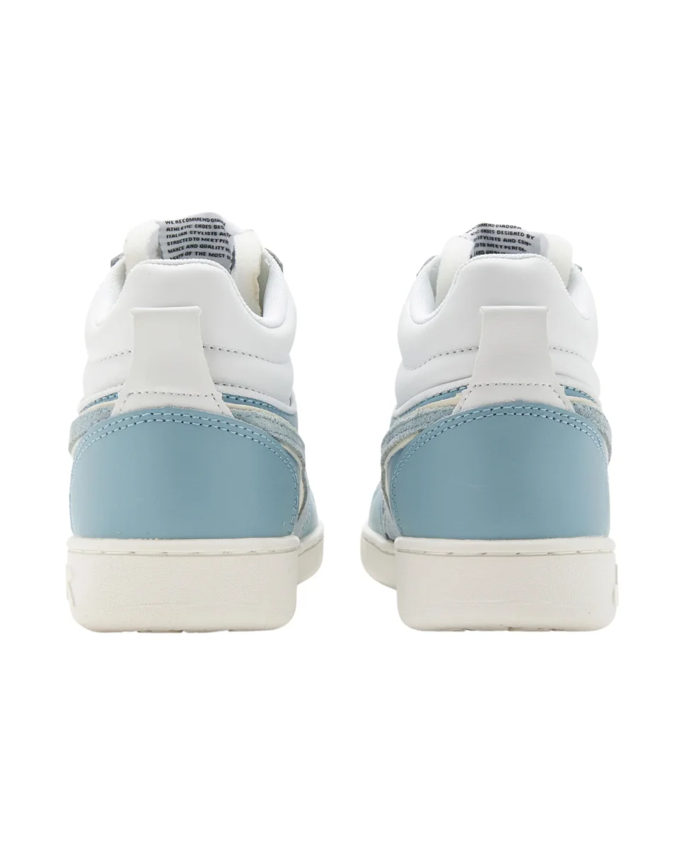 Diadora Magic Basket Demi Pelle Sintetica Azzurro - immagine 5
