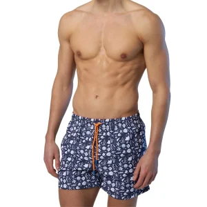 North Sails BASIC BEACHWEAR Costume da bagno 673720 blu fantasia 15