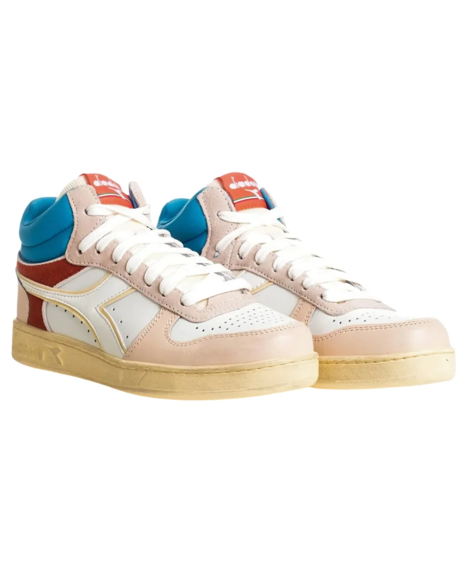 Diadora Sneakers Magic Basket Demi Icona WN Pelle Multicolore - immagine 5