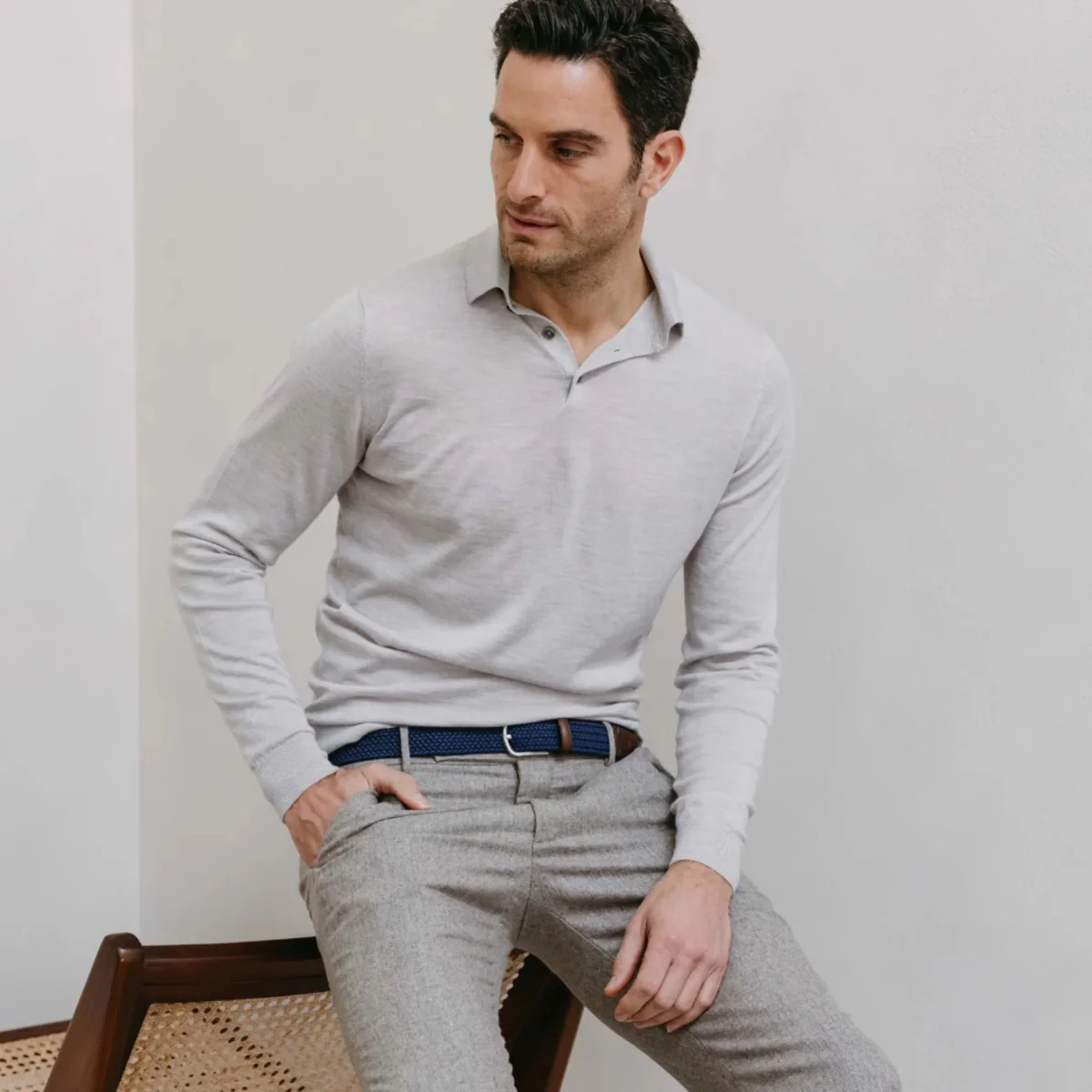 La Boucle cintura intrecciata con fibbia in metallo premium box regalo Parigi blu - immagine 7