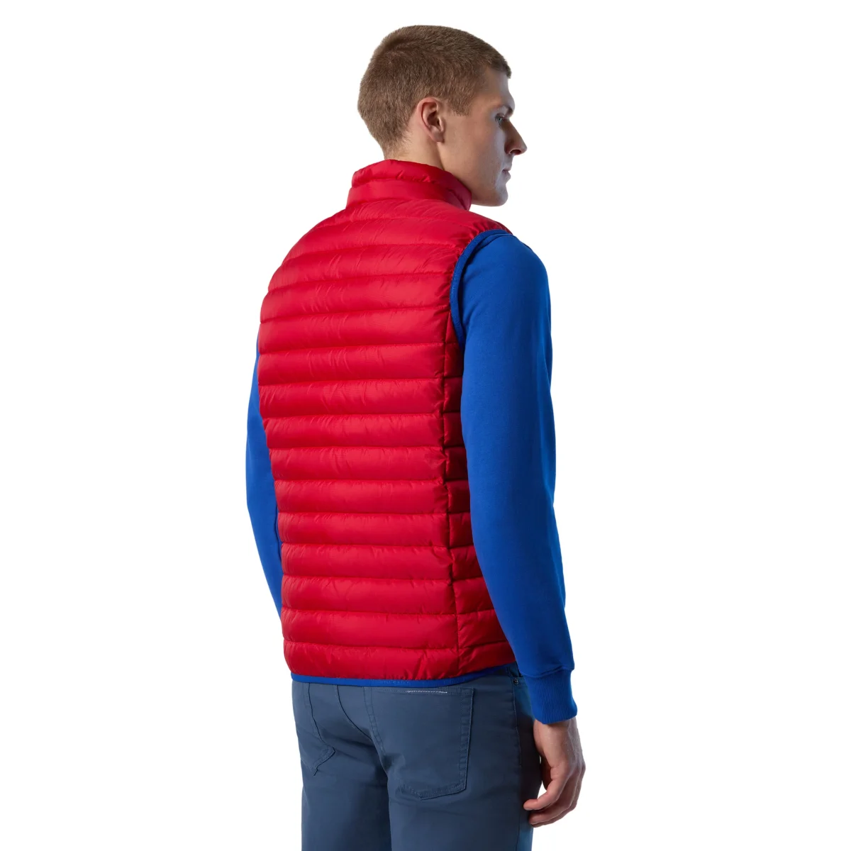 North Sails Gilet Smanicato Zip Crozet Vest tecnico outdoor antivento Tech 603272 0230 - immagine 5