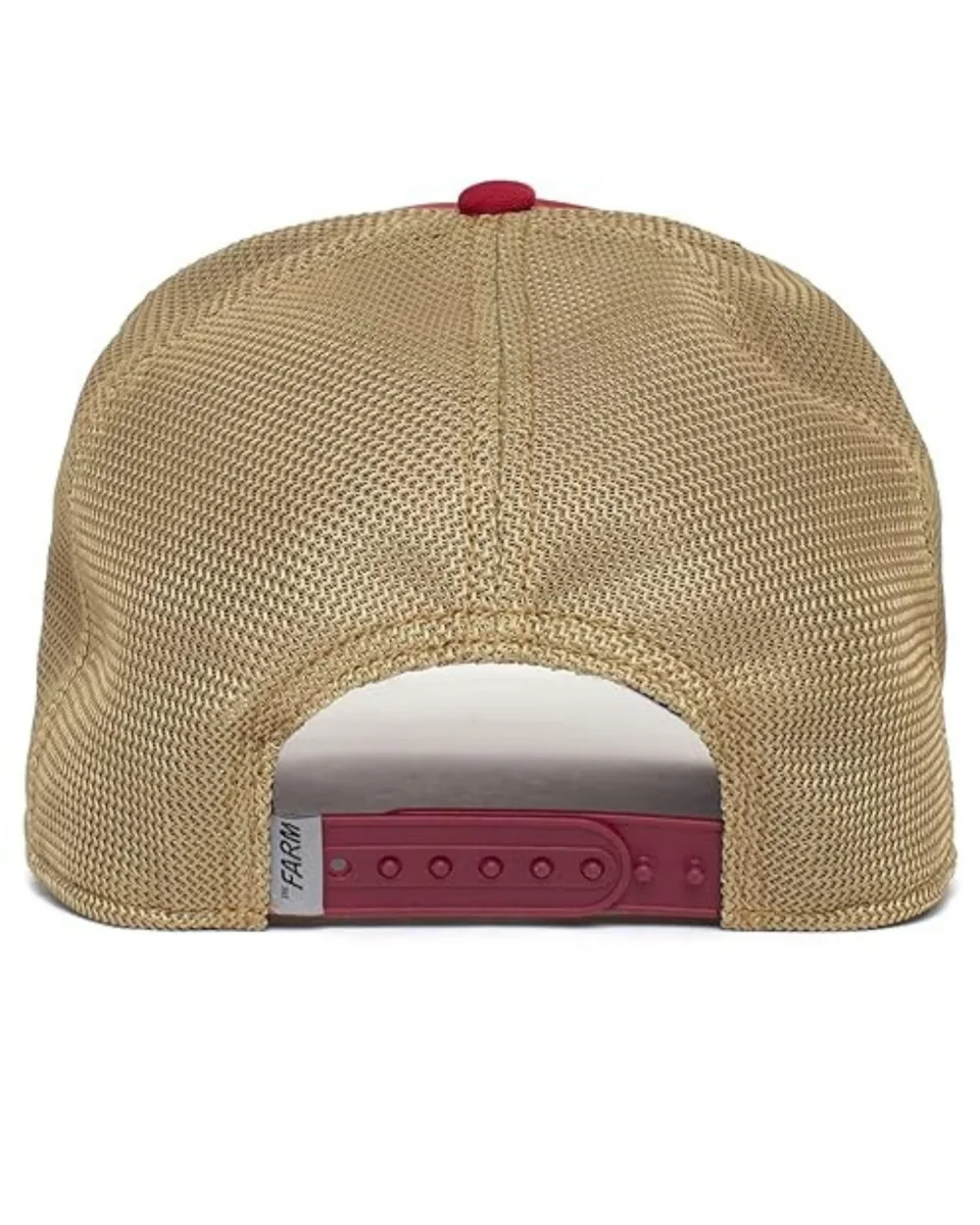 Goorin Bros. Baseball Trucker Cap Cappellino Rosso Unisex - immagine 5