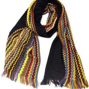Missoni Stola Fantasia Geometrica Lana Multicolore