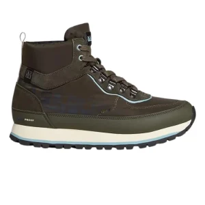 Napapijri Stivaletto Alto Stivali Scarponi City Pelle Verde