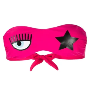 Chiara Ferragni Fascia Bikini Top Viola Donna