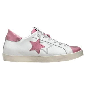 2star Sneaker Low Effetto 'used' Bianco Donna