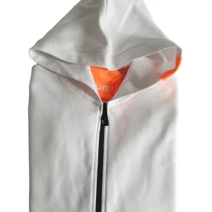 Suns Felpa con Cappuccio Marzio Cotone Bianco Uomo