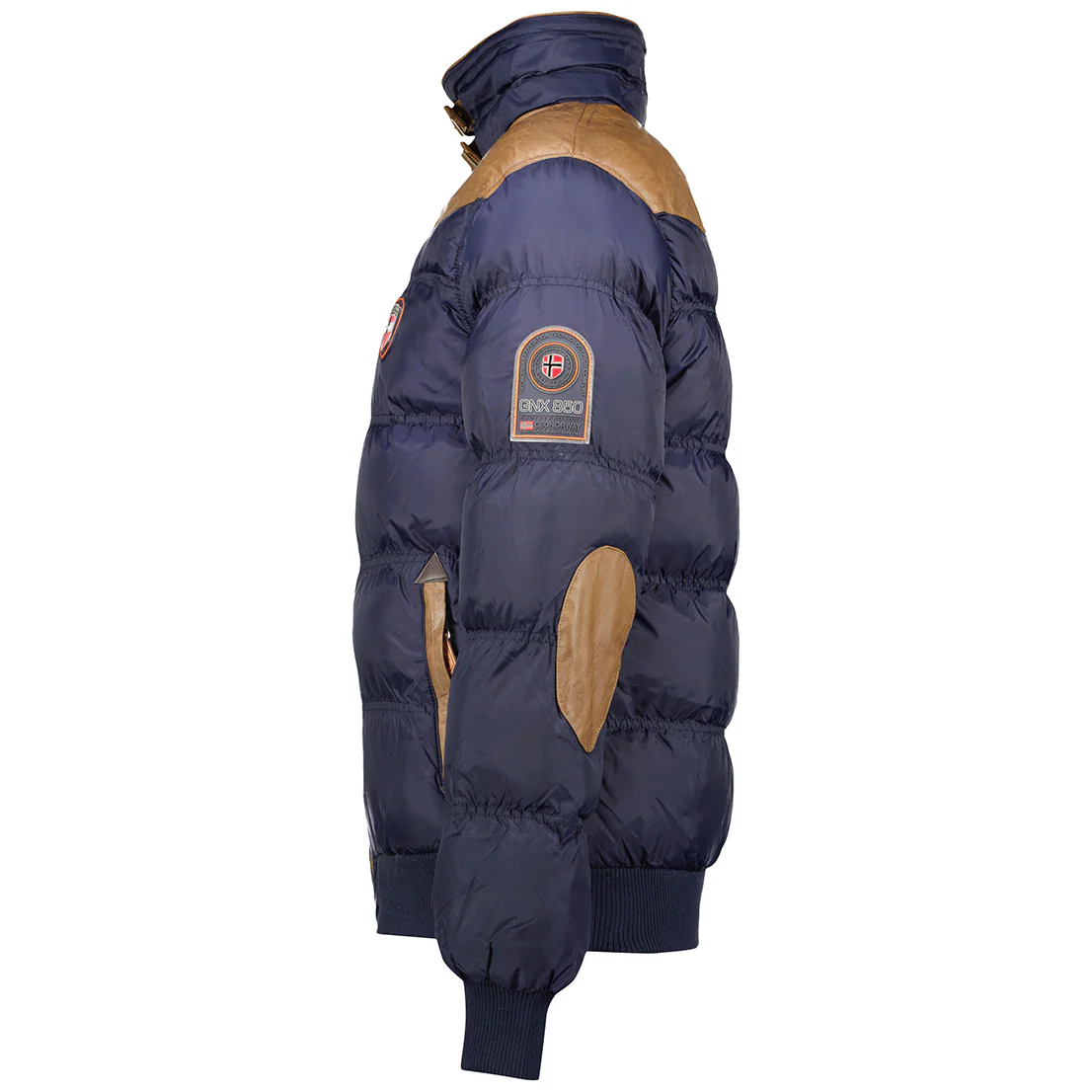 Geographical Norway Giacca Giubbotto Teddy Orsetto Blu Uomo Abramovitch - immagine 3