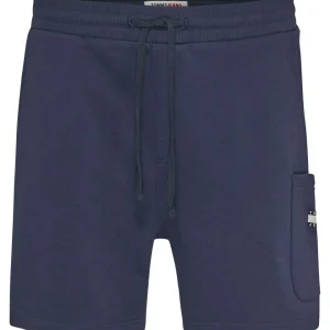 Tommy Jeans Bermuda TJM Cargo con Badge in Cotone Blu