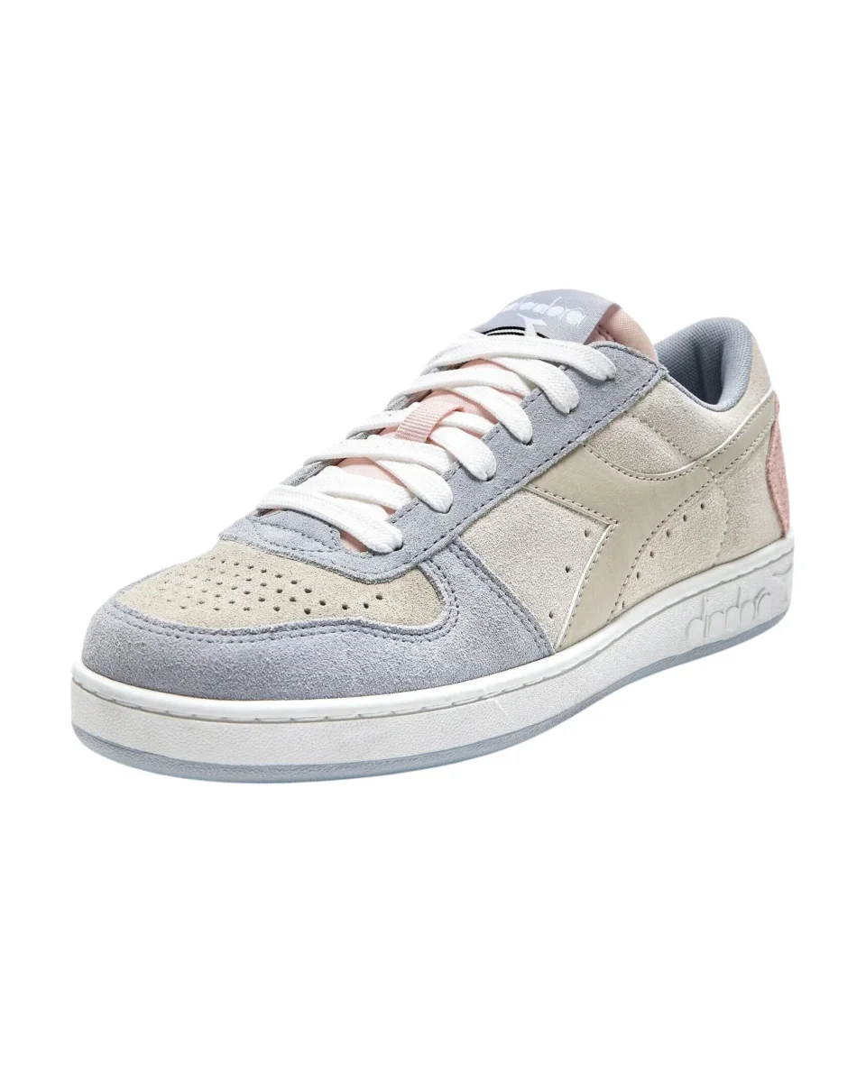 Diadora Sneakers Magic Basket Pelle Scamosciata Multicolore - immagine 3