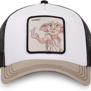 Capslab Cappellino con Visiera Collezione Harry Potter Misto Cotone Grigio Unisex