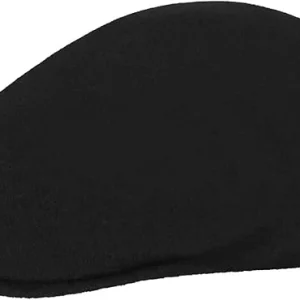 Kangol Cappello Coppola 504 Iconico in Lana Nero Unisex