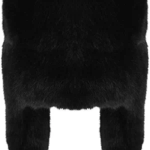 Kangol Cappello Trapper in Finta Pelliccia Sintetica Nero Unisex