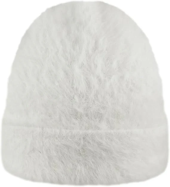 Kangol Berretto Cuffia Furgora Misto Angora Nylon Bianco Avorio Unisex - immagine 4