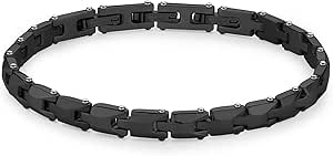 Brosway Bracciale Uomo Tennis Acciaio Cubic Zirconia | Collezione Avantgarde - BBC23