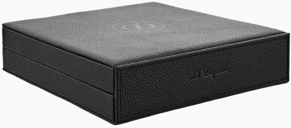 S.t.dupont Humidor 8 sigari viaggio nero pelle e legno massello Okoumé 001353 - immagine 4