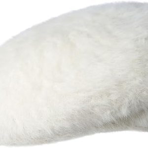 Kangol Cappello Furgora 504 Iconico in Misto Angora e Acrilico Bianco Avorio Unisex