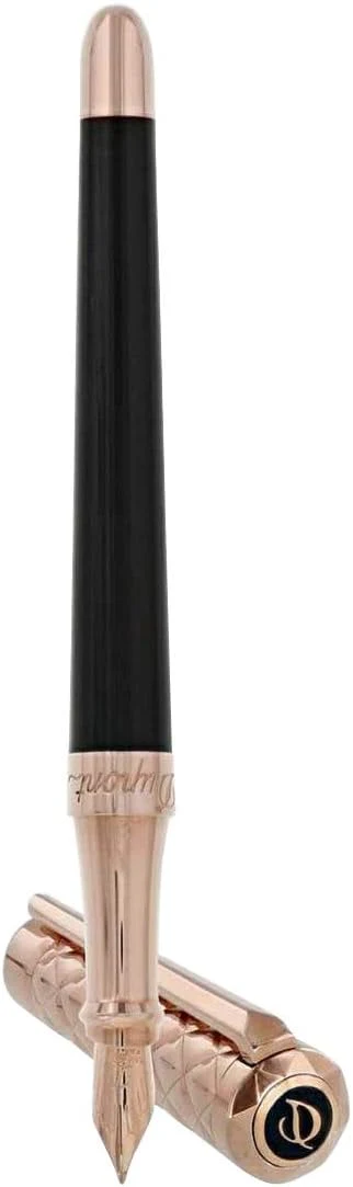 S.t.dupont Penna Stilografica Libertè Nera e Oro rosa 460601 - immagine 4