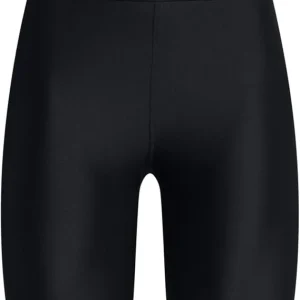 Under Armour Shorts Donna Heatgear a Compressione Allenamento Corsa Poliestere Nero