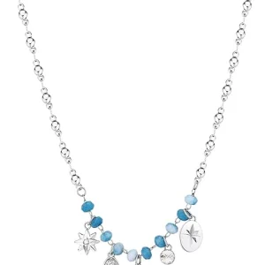 Brosway Collana Donna in Acciaio e Cristalli/pietre Naturali Stella | Collezione Chakra - BHKN084