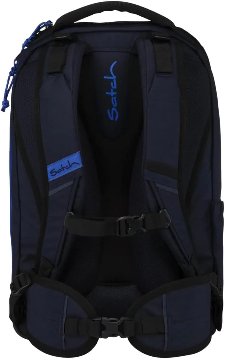 Satch Zaino scuola CONNEXT porta pc laptop Ergonomico Impermeabile Dark Blue 22 litri - immagine 6