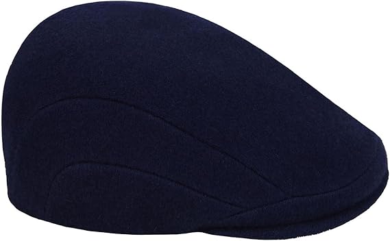 Kangol Cappello Coppola 507 Iconico in Misto Lana Blu Navy Unisex - immagine 7