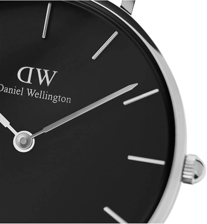 Daniel Wellington orologio petite 28mm inox 316L cromo black ashfield DW00100246 - immagine 6
