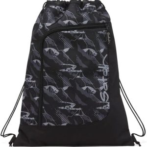 Satch Sacchetta Sportiva Mountain Grid 12 Litri Palestra Sport Nero Unisex