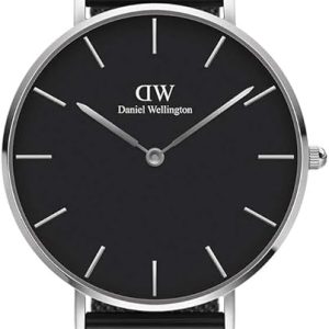 Daniel Wellington orologio uomo donna PETITE ASHFIELD black 36mm nero