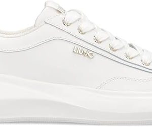 Liu jo scarpe donna sneakers Casper 01 pelle Bianco/Nero