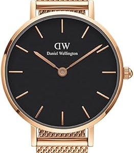 Daniel Wellington orologio donna 28MM ROSE BLACK PETITE MELROSE