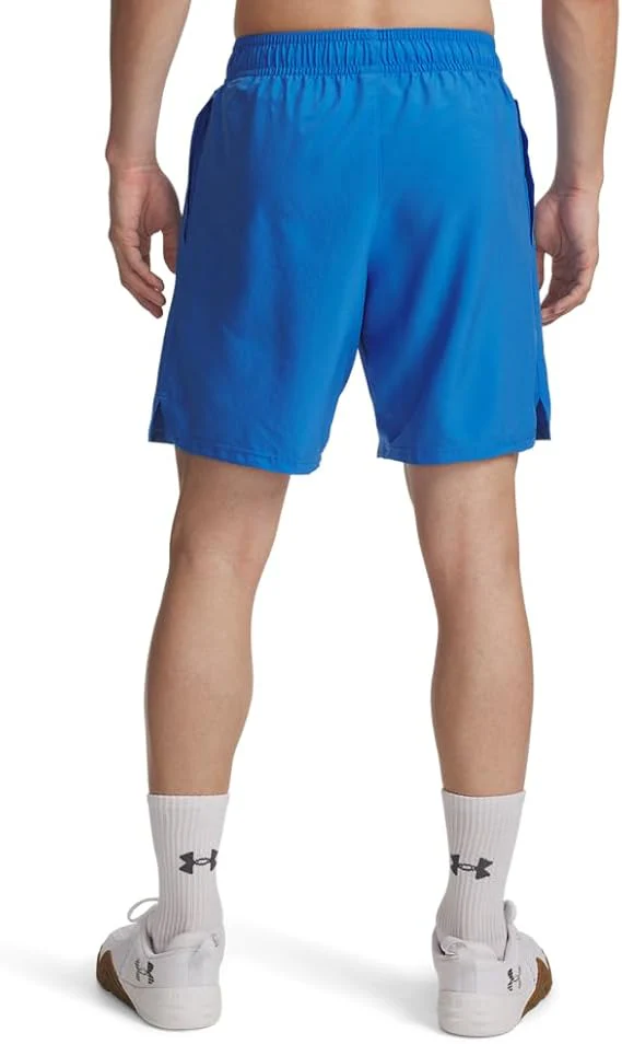 Under Armour Pantaloncini Uomo Shorts Allenamento UA Tech Woven Poliestere Blu Atlantis - immagine 4