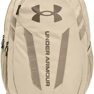 Under Armour Zaino UA HUSTLE 5.0 Backpack Impermeabile porta pc laptop 15" Marroncino Khaki