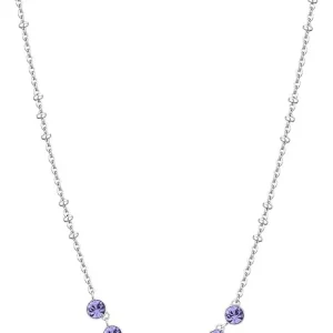 Brosway Collana Donna in Acciaio e Cristalli tanzanite Collezione Symphonia - BYM135