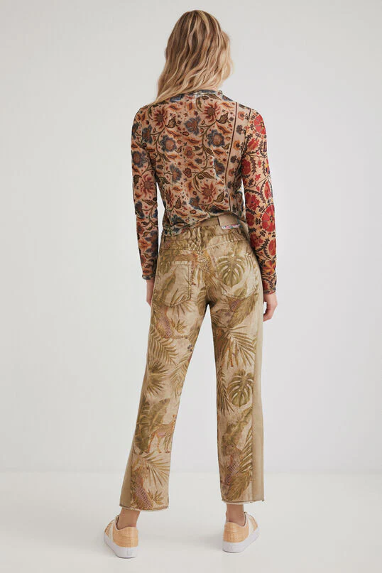 Desigual Ibrido Tropicale Comfort Fit Multicolore Donna - immagine 6