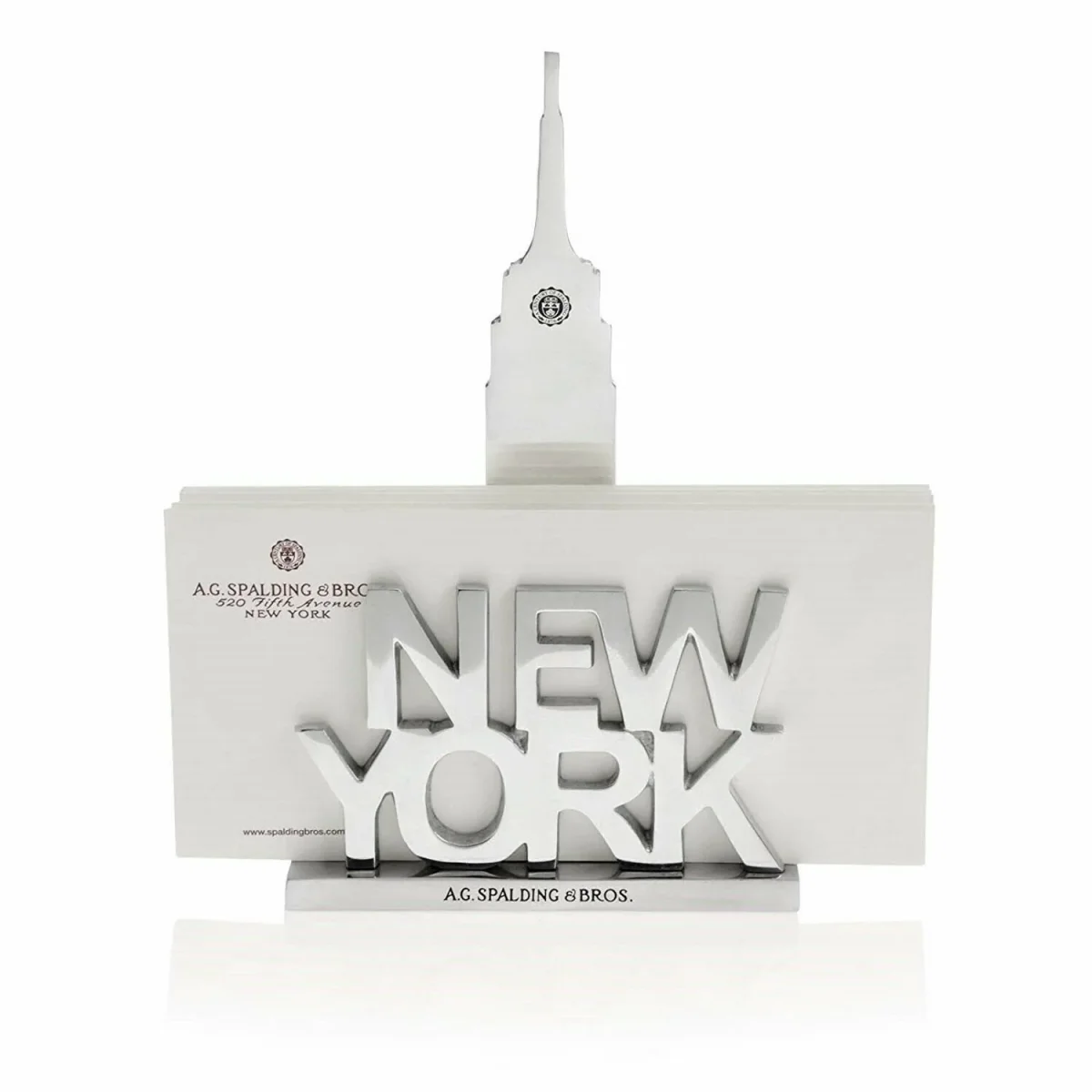 Spalding & Bros A.g. New York Letter Holder Argento Unisex