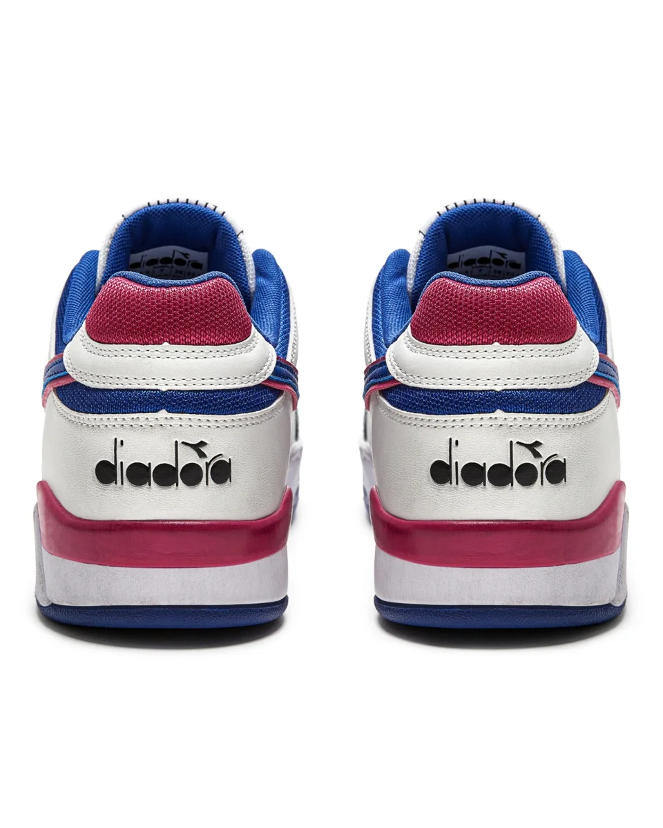 Diadora Sneakers B.56 Pelle Bianca Effetto Usato - immagine 4
