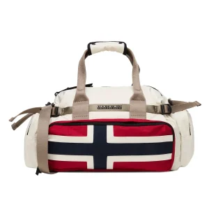 Napapijri Borsone con Doppio Manico H-Nadir Large Misto Poliestere Beige Dimity Unisex