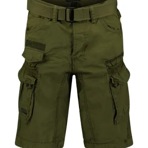 Geographical Norway Pantalone Corto Verde Uomo