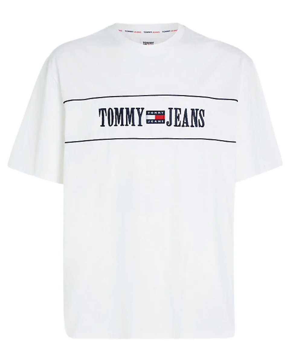 Tommy Jeans T-shirt TJM Skate Archive Cotone Bianco