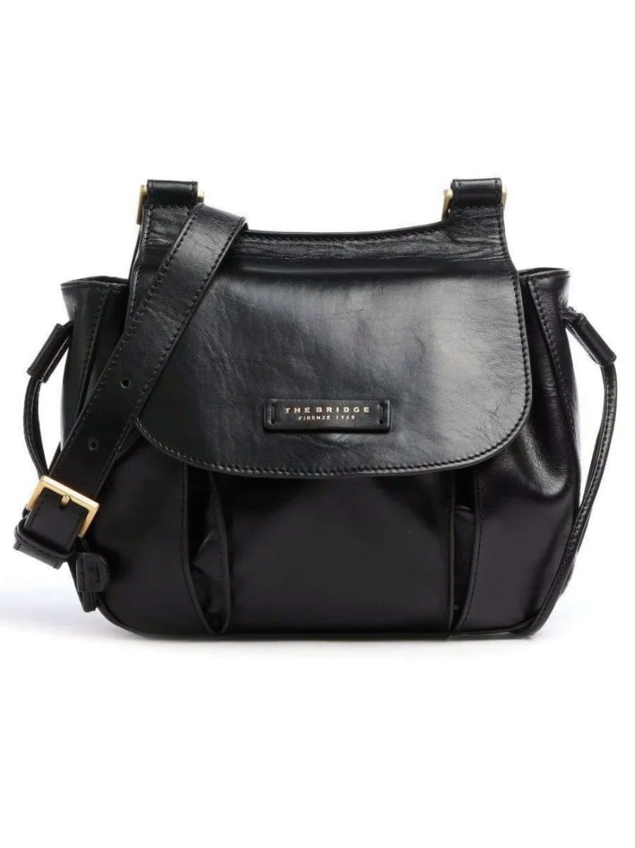 The Bridge Shopper Media Spalla Tracolla Crossdoby Camilla Nero Donna