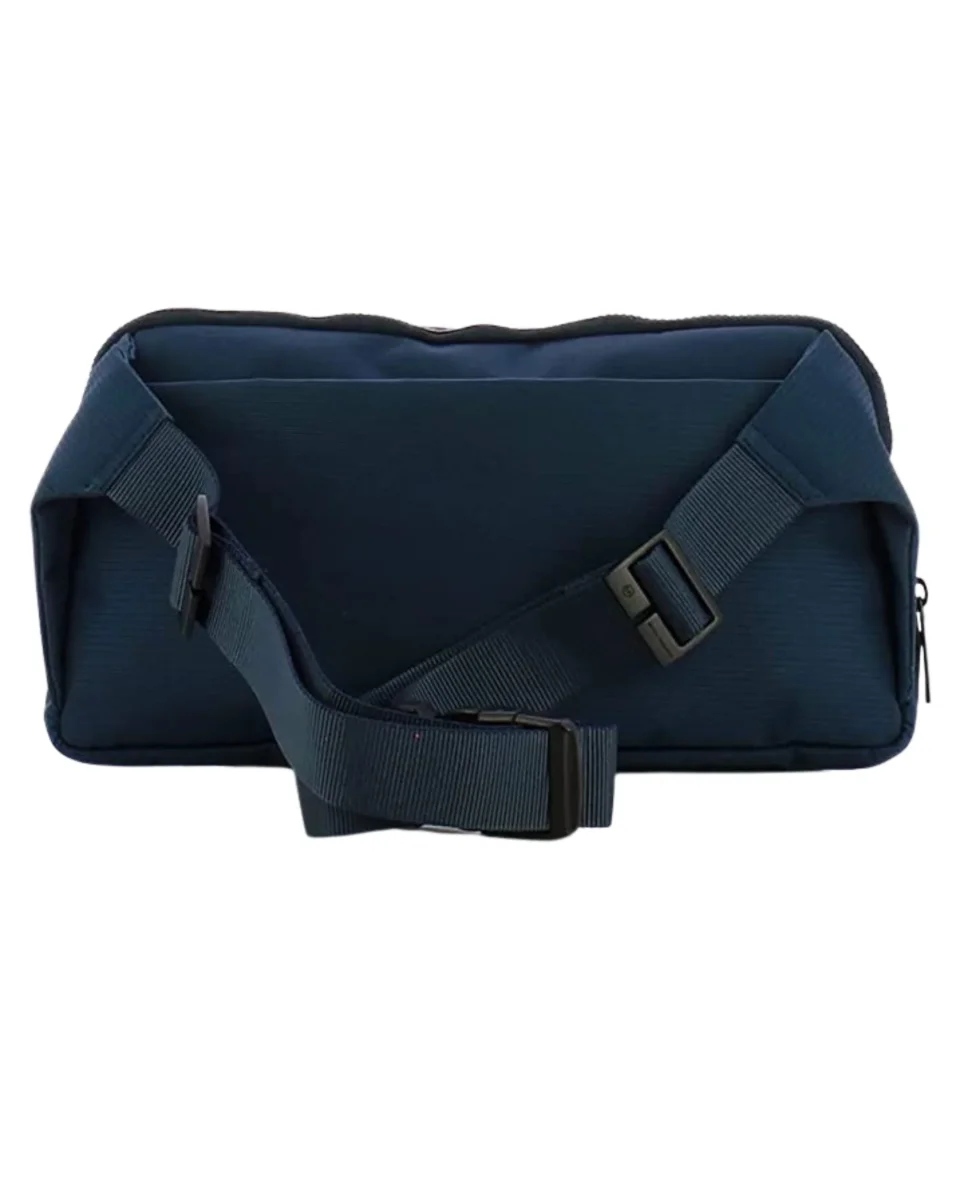 Piquadro In Tessuto Riciclato E Pelle Con Zip Centrale Blu Uomo - immagine 4