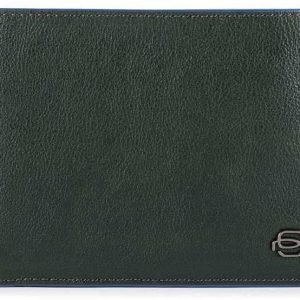 Piquadro Portacarte Bleu Square B2 Special Verde Uomo